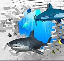 3D Sharks Painting By Number