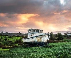 Abandoned Boat Painting By Number