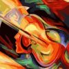 Abstract Guitar Painting By Number