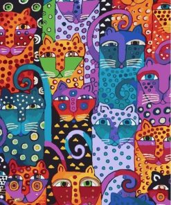 Cats Heads Painting By Number