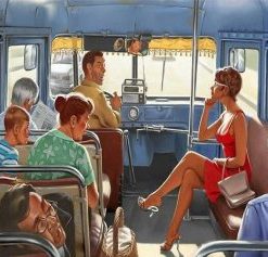 All Eyes In The Bus Painting By Number