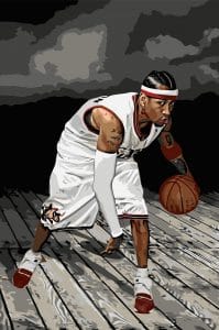 Allen Iverson Painting By Number