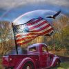 America Flag Car Painting By Number