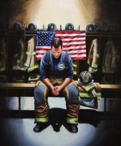 American Firefighter Painting By Number