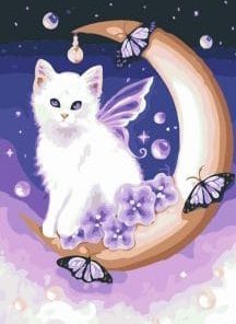 Angel Cat Painting By Number