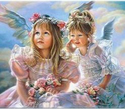 Angel Girls Painting By Number