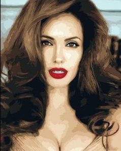 Angelina Jolie Painting By Number