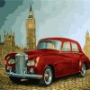 Antique Car In London Painting By Number