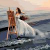 Artist By The Sea Painting By Number