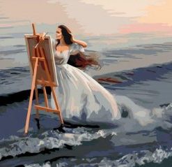 Artist By The Sea Painting By Number