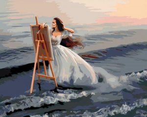 Artist By The Sea Painting By Number