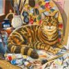 Artist Cat Painting By Number