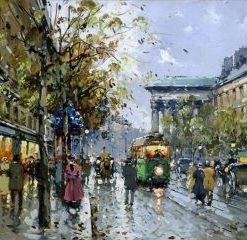 Artsy Road In Paris Painting By Number