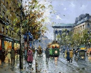 Artsy Road In Paris Painting By Number