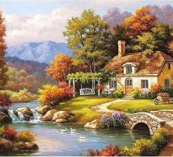 Autumn Farm Painting By Number