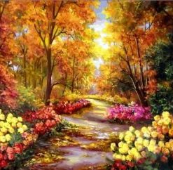 Autumn Forest Painting By Number