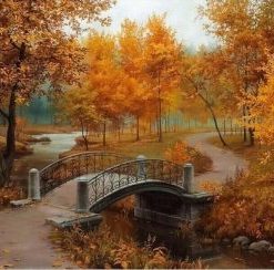 Autumn On An Old Park Painting By Number