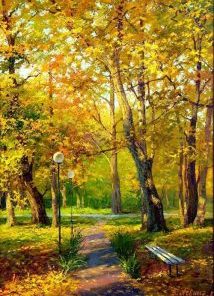 Autumn In The Forest Painting By Number