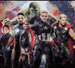 Avengers Heroes Painting By Number