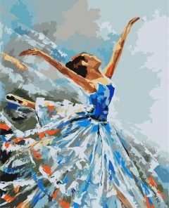 Ballet Dancing Painting By Number