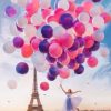 Balloons Paris Painting By Number