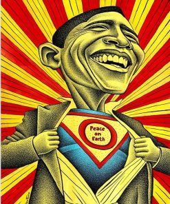 Barack Obama Hero Painting By Number