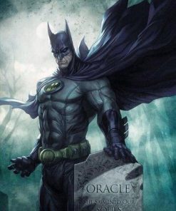 Batman In The Cemetery Painting By Number