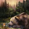 Bear And Sparrow Painting By Number