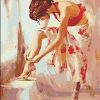 Beautiful Girl In Summer Painting By Number