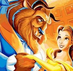 Beauty And The Beast Painting By Number