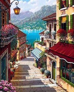 Bellagio Village Painting By Number