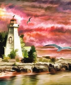 Big Lighthouse Painting By Number