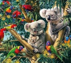 Birds & Koalas Painting By Number