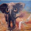 Bull Elephant Painting By Number