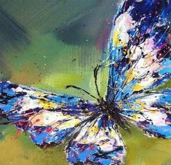 Colorful Butterfly Painting By Number