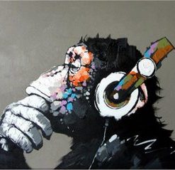 Colorful Monkey Painting By Number