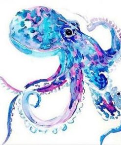 Colorful Octopus Painting By Number