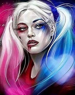 Harley Quinn Art paint by numbers