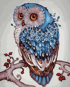 Mandala Owl Painting By Number