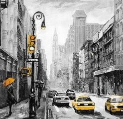 New York Taxi Painting By Number