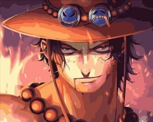 Ace One Piece Painting By Number