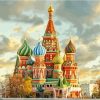 St Basils Cathedral Moscow paint by numbers