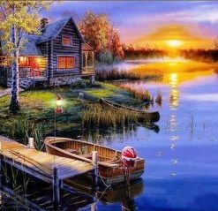 Sunset Landscape Painting By Number