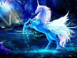 Unicorn Horse Painting By Number