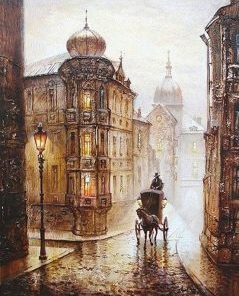 Vintage City Painting By Number