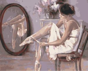 Ballet Dancer Painting By Number