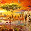 African Savanna Animals Painting By Number