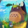 Totoro And No Face paint by numbers Paint by numbers paint by numbers