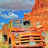 Red Rocks And Truck Paint by numbers