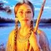 Sacagawea Art paint by numbers